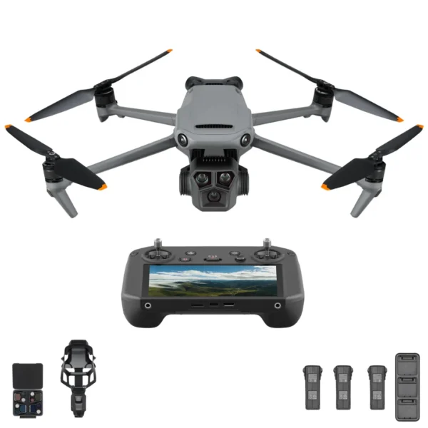 MavicPro NexusFlow Edition – Drone with Triple 4K Full HD Camera + Remote Control and 3 Extra Batteries